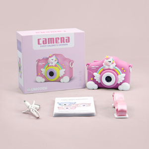 Cámara de Fotos Digital Mini Unicornio Rosa para Niños, Regalo de Juguete para Navidad, Año Nuevo, Cumpleaños, Festivales, Cámaras de Seguridad para Bebés - Product Image 2