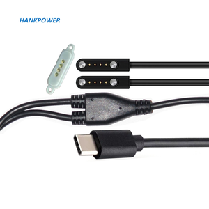 Cable de Carga Magnético 2 en 1, Imán de 4 mm, <span class=keywords><strong>Cargador</strong></span> de Energía USB <span class=keywords><strong>Tipo</strong></span> <span class=keywords><strong>C</strong></span> de 2 Pines <span class=keywords><strong>con</strong></span> Conector Hembra 4.0 - Product Image 5