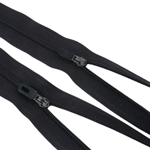 Direct Factory Sale Wholesale 3# Nylon Invisible Zipper Colorful Fabric Auto Lock Apparel Zippers Stock For Dress Garments