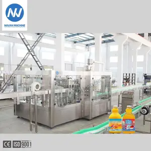 Fully automatic 3 in 1 small beverage factory juice hot filling machine