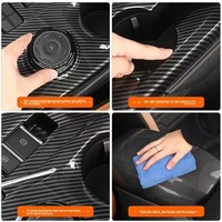 Kit de garnitures intérieures complètes à motif fibre de carbone pour Ford Ranger T9 2023-2026 Wildtrak Raptor Pickup LHD RHD – Housses décoratives intérieures