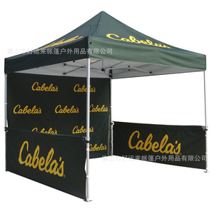 Carpa Publicitaria para Exteriores de 3x3m, Plegable, de Aleación de Aluminio, con Toldo y Protección contra la Lluvia, para Exposiciones - Product Image 2