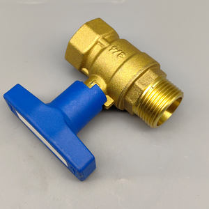 Huifa katup bola kuningan Manual, dengan pegangan nilon 1/2 3/4 1 benang NPT/BSP lubang penuh untuk air OEM dapat disesuaikan - Product Image 4