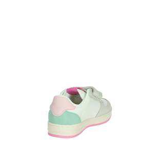 Baskets Victoria pour filles, blanches et roses, à fermeture Velcro, chaussures en toile tendance - Product Image 3