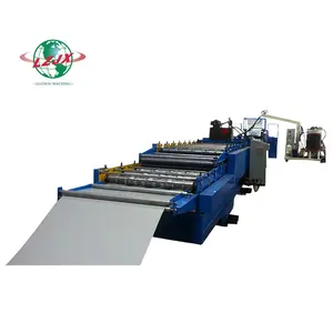 China supplier Color Steel plate/steel tile foam making machine