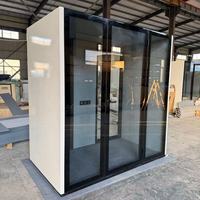 Cabine de bureau insonorisée modulaire pour 4 personnes, cabine de réunion acoustique, studio d'enregistrement insonorisé pour bureau commercial