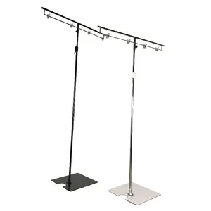 Pop Base Poster Hanger mit Teleskop Pop Metal Sign Stand Pop Sign Holder Display für Store Floor Stand verstellbar