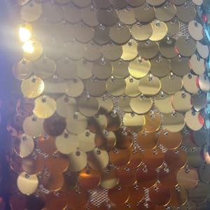 2024 Hot Phong Cách Nhà Sản Xuất Bán Hàng Trực Tiếp Thoáng Khí 9Mm Sequin Thêu Ren Vải Cho Cô Gái Dệt Kim Kỹ Thuật Cho Đám Cưới - Product Image 4