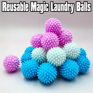 Balles de lavage réutilisables en gros anti-emmêlement pour sèche-linge et machine à laver, outils de nettoyage ménager pour un linge sans nœuds - Product Image 3