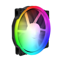 Ventilateur de refroidissement pour CPU 12v RGB 24cm, personnalisé en usine, ventilateurs ARGB LED 200mm