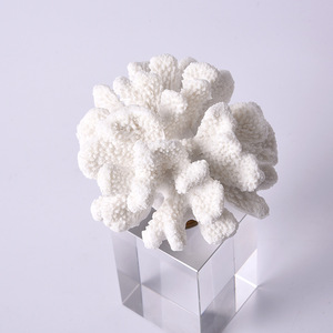 Décoration d'intérieur mobile en résine blanche <span class=keywords><strong>corail</strong></span> Art Déco moderne pour hôtel et mariage - Product Image 3