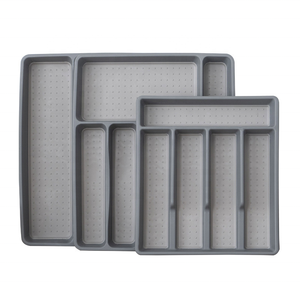 Vaisselle de cuisine empilable Boîte de rangement en plastique Plateau rectangulaire en plastiqueVaisselle Tiroir Plateau en plastique durable - Product Image 5