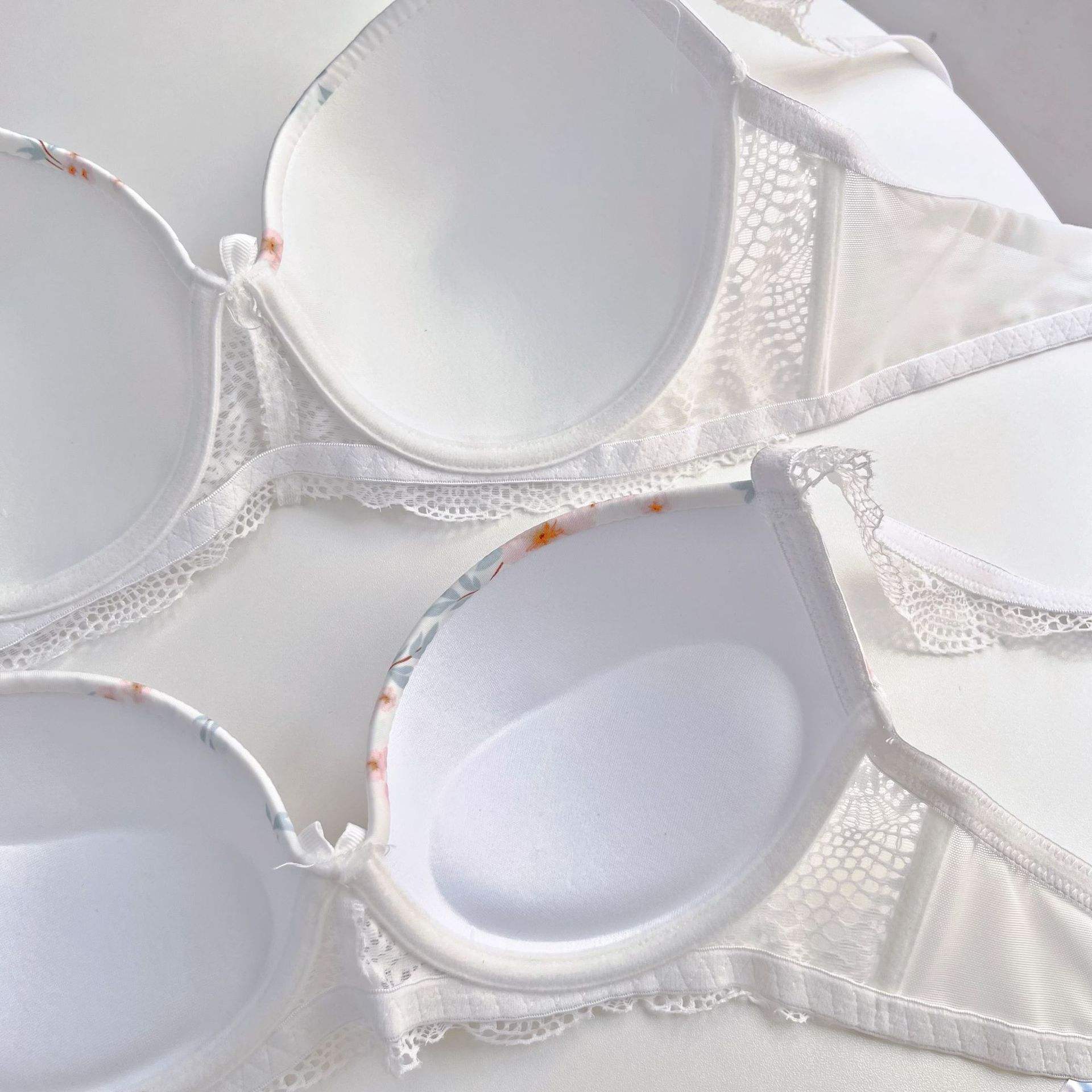 Wholesale Women's Underwear Set Summer Thin Large Sexy Underwear Bra Set for Women