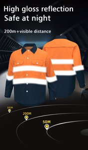 Ropa <span class=keywords><strong>de</strong></span> Trabajo <span class=keywords><strong>de</strong></span> Construcción Personalizada, Uniforme <span class=keywords><strong>de</strong></span> Trabajador <span class=keywords><strong>Industrial</strong></span> <span class=keywords><strong>de</strong></span> Minería <span class=keywords><strong>de</strong></span> Manga Larga, Ropa <span class=keywords><strong>de</strong></span> <span class=keywords><strong>Seguridad</strong></span> Reflectante, Camisetas <span class=keywords><strong>de</strong></span> Trabajo <span class=keywords><strong>de</strong></span> Alta Visibilidad - Product Image 2