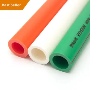 REHOME Wholesale 20mm 25mm Water Supply PN10 PN12.5 PN16 White Color Pure Plastic Pipes PPR Pipe