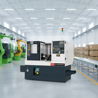 Tour CNC horizontal à lit incliné BL-S32/32T, monobroche, moyenne capacité, 2 axes, haute précision, automatique, 8 stations