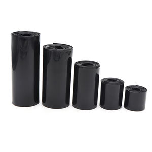 Grand Stock En Gros 1-100mm Isolation Noir <span class=keywords><strong>PVC</strong></span> Thermorétractable Film Tube pour Batterie Pack - Product Image 2