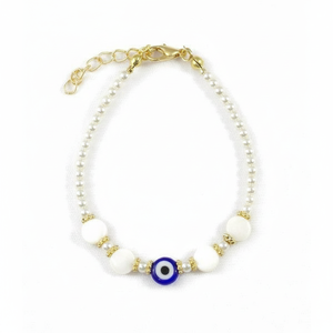 Elegante pulsera y brazalete de perlas de cristal Categoría de producto premium - Product Image 2