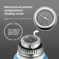 Tasse isotherme AOBODUN en titane pur avec affichage de la température, infuseur à thé, grande capacité, isolation de 12 à 24 heures pour le sport