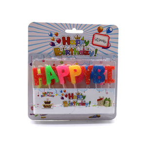 Huamyuan — bougies en forme d'alphabet <span class=keywords><strong>color</strong></span>ées, vente en gros, fête, anniversaire, fête - Product Image 2