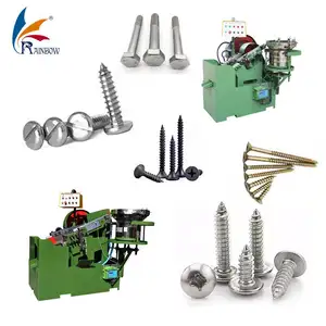 Bán hàng nóng nhọn vòng đầu răng Rolling Machine hoàn toàn tự động threading Machine