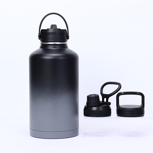 Bouteille d'eau isotherme portable personnalisée en acier inoxydable avec affichage LED de la température, anti-fuite, grande capacité 1 gallon, double paroi - Product Image 3