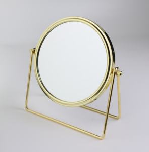 Espejo de tocador de aumento de escritorio de doble cara de metal redondo de 7 pulgadas <span class=keywords><strong>para</strong></span> afeitarse, depilarse las cejas o maquillarse en casa - Product Image 2