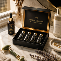 Boîtes d'emballage personnalisées pour peptides, boîte-cadeau rigide magnétique de luxe avec insert en EVA, boîte à stylos OEM en gros
