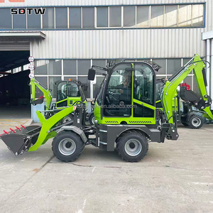 Многофункциональный экскаватор-погрузчик Tongwu WZ20-15 для дорожного строительства с кабиной - Product Image 5