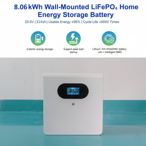 8.03kWh 25.6V 314Ah Split Hybrid Grid Wall-Mounted <b>Battery</b> Pack CAN Communication for Solar Home Energy Storage <b>Backup</b> - Product Image 3