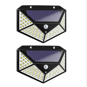 100 Led Porte Extérieure Sans Fil Lampe Étanche 100 LED Jardin Lumière Solaire Avec Détecteur De Mouvement Mur Solaire Jardin Lumières - Product Image 5