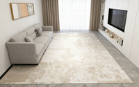 Tapis tissé Wilton, fabriqué à la machine, jacquard, antidérapant, motifs originaux, polypropylène, durable, résistant au feu, écologique, pour la maison