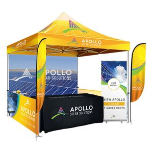 Trade Show Back Wall Backdrop Graphic Exhibition Tube System Table Cover Pop up <b>Banner</b> Happy Birthday Decoration - Product Image 5