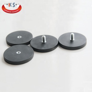 Cực kỳ ổn định hiệu suất Neodymium <span class=keywords><strong>NdFeB</strong></span> nam châm nồi cao su tráng nồi nam châm với bên ngoài ren gốc - Product Image 3