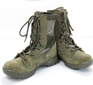 Botas TSB1102 Verde Oliva, Botas de Primavera, Botas de Desierto, Ligeras, de Gamuza y Cuero Vacuno - Product Image 2