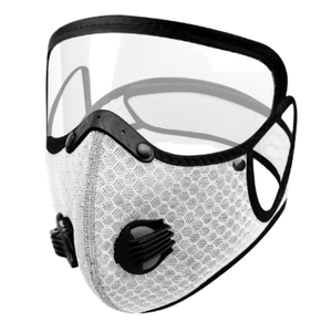 Masker Wajah Neoprene uniseks, dapat digunakan kembali hitam dicuci anti-debu katup pernapasan <span class=keywords><strong>Filter</strong></span> udara untuk kegiatan luar ruangan bersepeda penggunaan pantai - Product Image 1