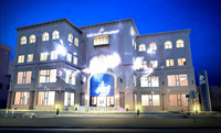 Éclairage extérieur étanche pour façade de bâtiment, éclairage architectural LED personnalisé pour façade, solution d'éclairage de façade