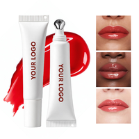 Baume à lèvres brillant végétalien bio hydratant waterproof longue tenue repulpant pour les lèvres Marque privée