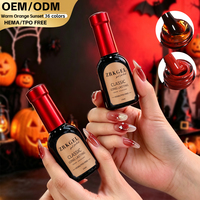 ZRKGEL Halloween – Kit de vernis gel 36 couleurs orange chaud pour l'automne et l'hiver, avec flacon de luxe, sans TPO ni HEMA – Fournisseurs d'articles pour ongles