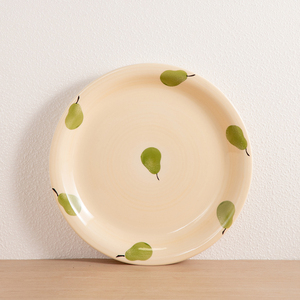 Vaisselle en céramique à motif poire peinte à la main, assiettes, bols et mugs en grès pour fruits, OEM ODM, vente en gros - Product Image 4