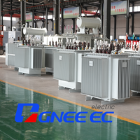 Dyn11 3 phases 50/100/315kVA 500/630kVA 1000/1600kVA transformateur de Distribution immergé dans l'huile 11000V IEEE fréquence Standard 50Hz