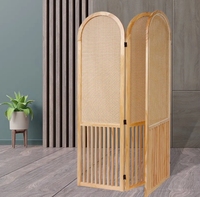Bouclier d'entrée mobile pliable de conception moderne de cloison d'écran de rotin français pour la maison B & B l'hôtel ou les occasions de mariage