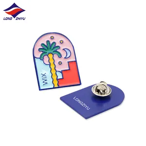 Longzhiyu 15 Years Manufacturer Soft Enamel Pins with Custom Logo Colorful Enamel Lapel Pin Badges Custom Metal Pin for Gifts