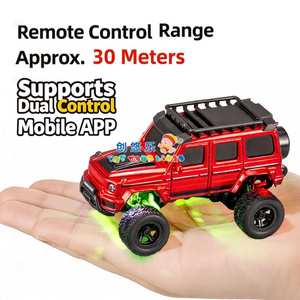 <span class=keywords><strong>Coche</strong></span> RC EPT Diecast 2.4G Mini con Doble Control Remoto, 60 Minutos de Autonomía, 3 Velocidades Ajustables, Camioneta de Juguete con Luces - Product Image 2
