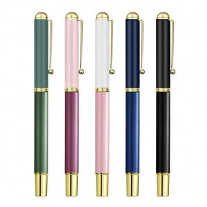 Custom Luxury Metal Fountain <b>Pen</b> Set Custom <b>Pens</b> 0.5mm Writing Width Student & Men's Calligraphy Gift Box for Finance Use - Product Image 5