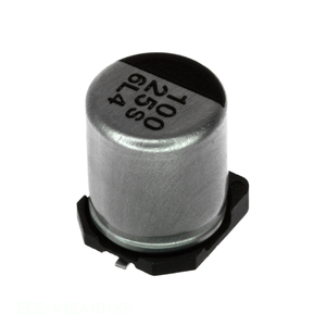 ตัวเก็บประจุ ECE-V1EA101XP แบบยึดพื้นผิว100 uF 20% 25V SMD 100 uF - Product Image 1