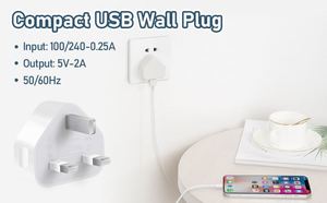 Single Port 2A UK 3pin <b>Plug</b> USB Portable Wall Charger for IPhone IPad samsung Tablet Smartphone <b>Fast</b> <b>Charging</b> Head - Product Image 6