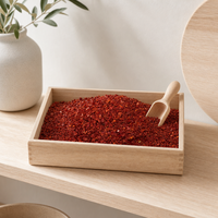 Distributeur mondial, grossiste, importateur de paillettes de piment coréen Gochugaru de qualité A, tamisées, à granulation uniforme