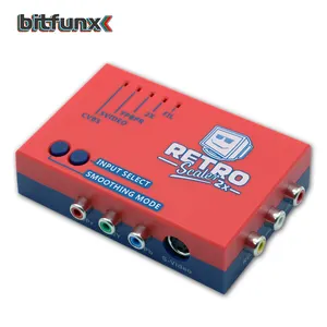 RetroScaler2x A/V to HDMI-compatible Converter and Line-doubler for Retro Game Consoles PS2/N64/NES/Dreamcast/Saturn