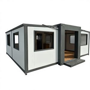 บ้านคอนเทนเนอร์เหล็กแบบขยายได้ขนาด 20 ฟุต พร้อมแผงแซนวิชสำหรับใช้เป็นวิลล่า - ลดราคาจากโรงงานช่วงปลายฤดูกาล - Product Image 1